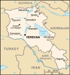 Armenia - mapa kraju