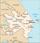Azerbejdżan - mapa kraju