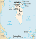 Bahrajn - mapa kraju