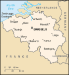 Belgia - mapa kraju