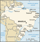 Brazylia - mapa kraju