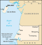 Gwinea Równikowa - mapa kraju