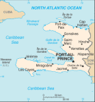 Haiti - mapa kraju