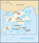 Hong Kong - mapa kraju
