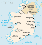 Irlandia - mapa kraju