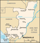 Kongo - mapa kraju