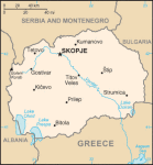 Macedonia - mapa kraju