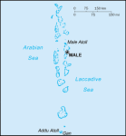 Malediwy - mapa kraju