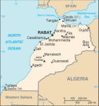 Maroko - mapa kraju