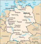 Niemcy - mapa kraju