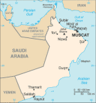 Oman - mapa kraju
