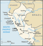 Peru - mapa kraju