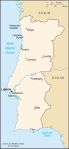 Portugalia - mapa kraju