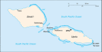 Samoa - mapa kraju