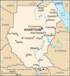 Sudan - mapa kraju