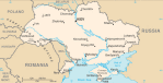 Ukraina - mapa kraju