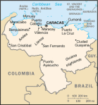 Wenezuela - mapa kraju